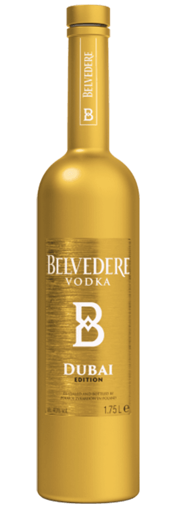 Bottle of Dubai Limited Edition Belvedere Vodka