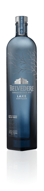 Bottle of Single Estate Rye: Lake Bartezek Belvedere Vodka