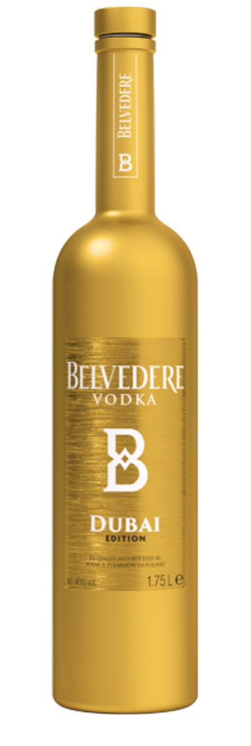 Bottle of Dubai Limited Edition Belvedere Vodka
