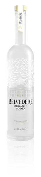 Belvedere organic vodka bottle