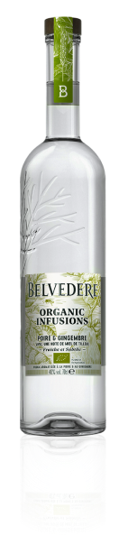 Bottle of Pear & Ginger Organic Infusion Belvedere Vodka